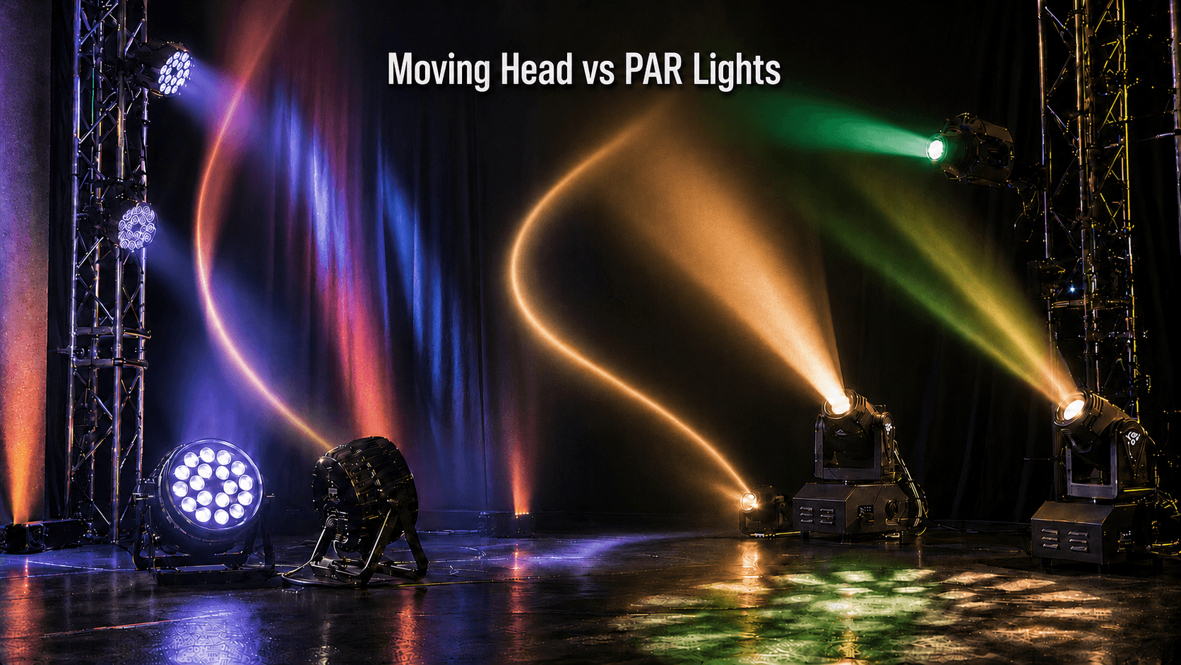 Moving Head vs PAR Lights: Which Is Right for Your Event?